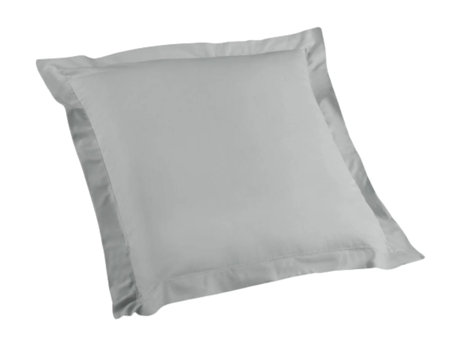 Taie d'Oreiller en Coton Bio "Biolina" 63x63cm Gris