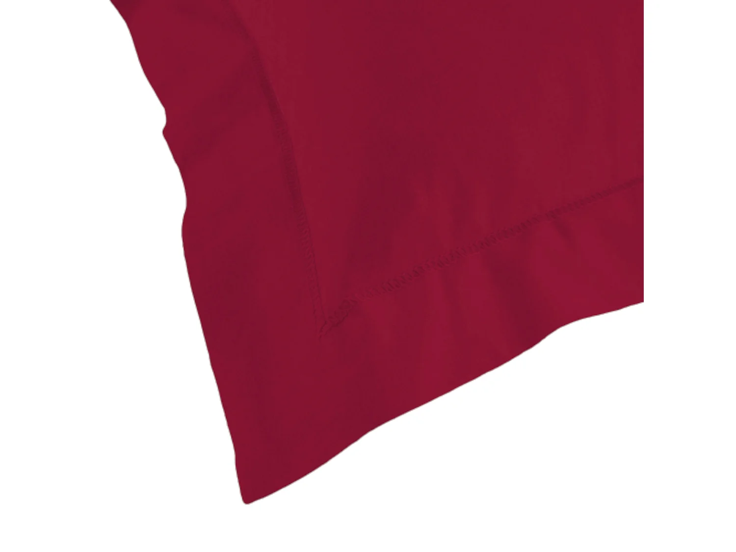 Taie d'Oreiller en Coton Bio "Biolina" 63x63cm Bordeaux