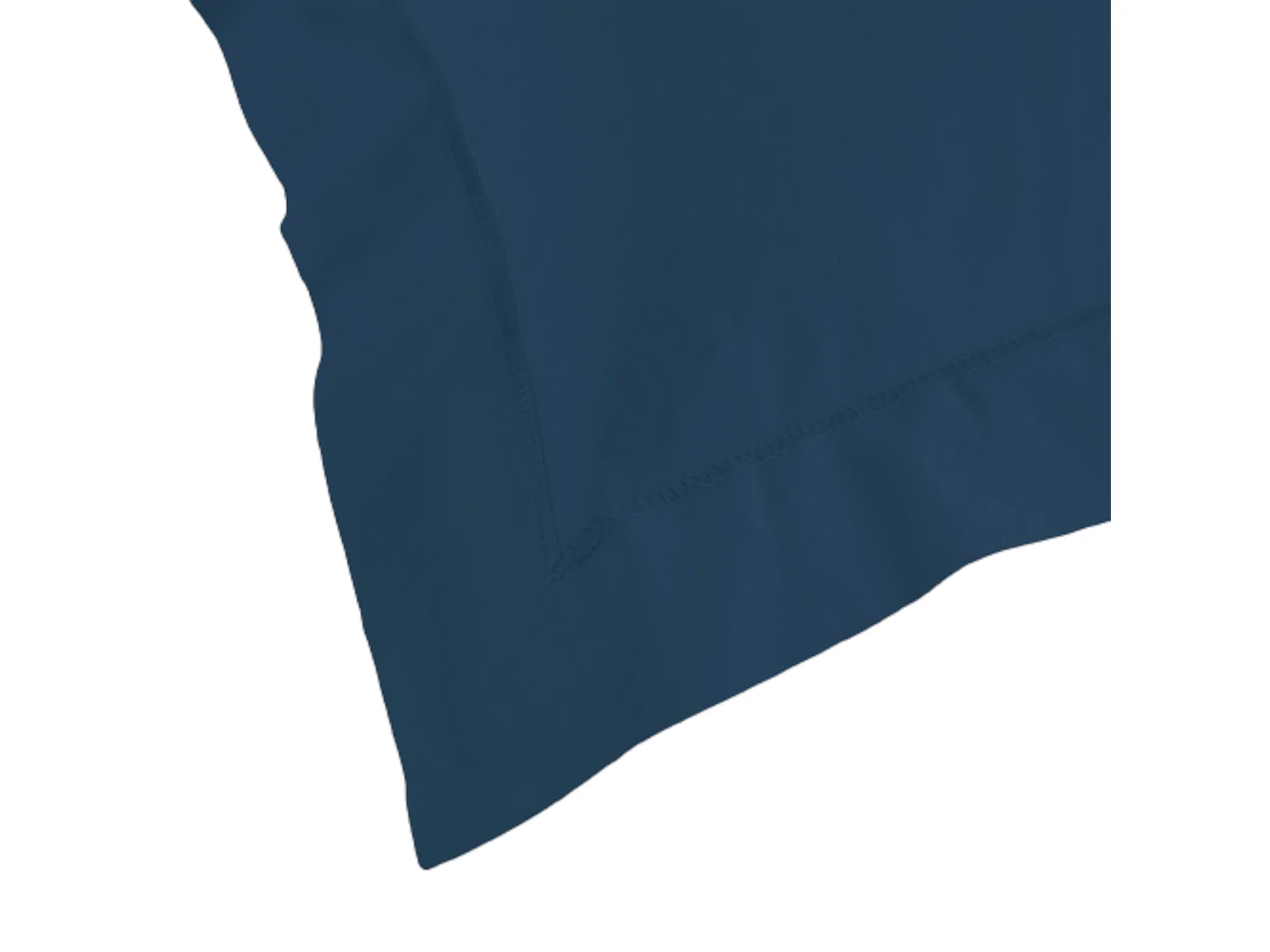 Taie d'Oreiller en Coton Bio "Biolina" 63x63cm Bleu Nuit