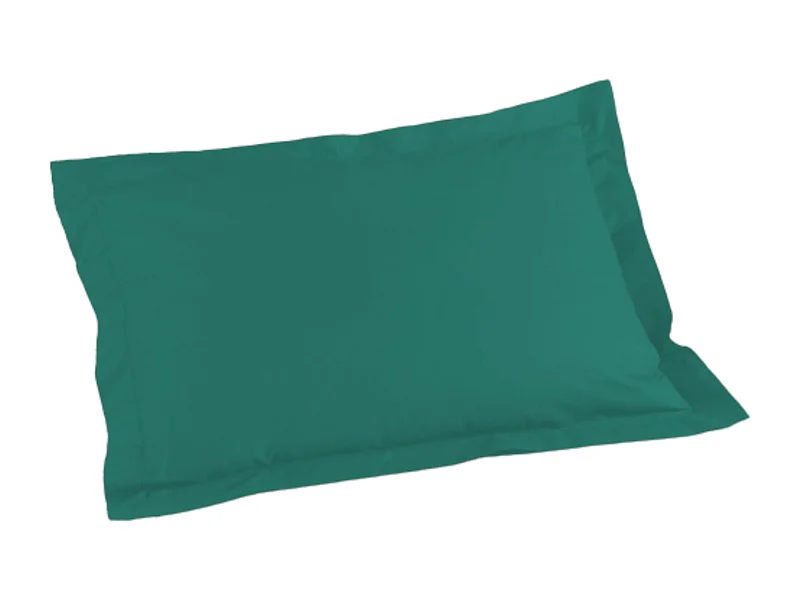 Taie d'Oreiller en Coton Bio "Biolina" 50x70cm Émeraude