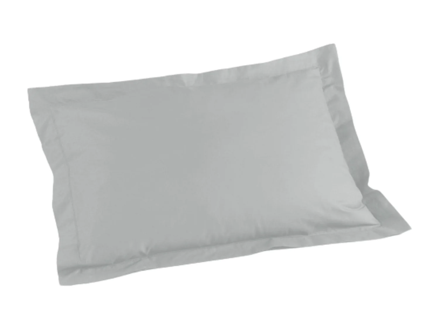 Taie d'Oreiller en Coton Bio "Biolina" 50x70cm Gris
