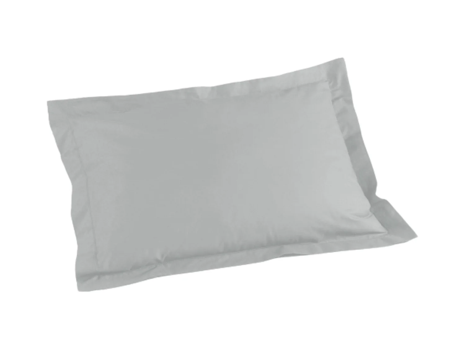 Taie d'Oreiller en Coton Bio "Biolina" 50x70cm Gris