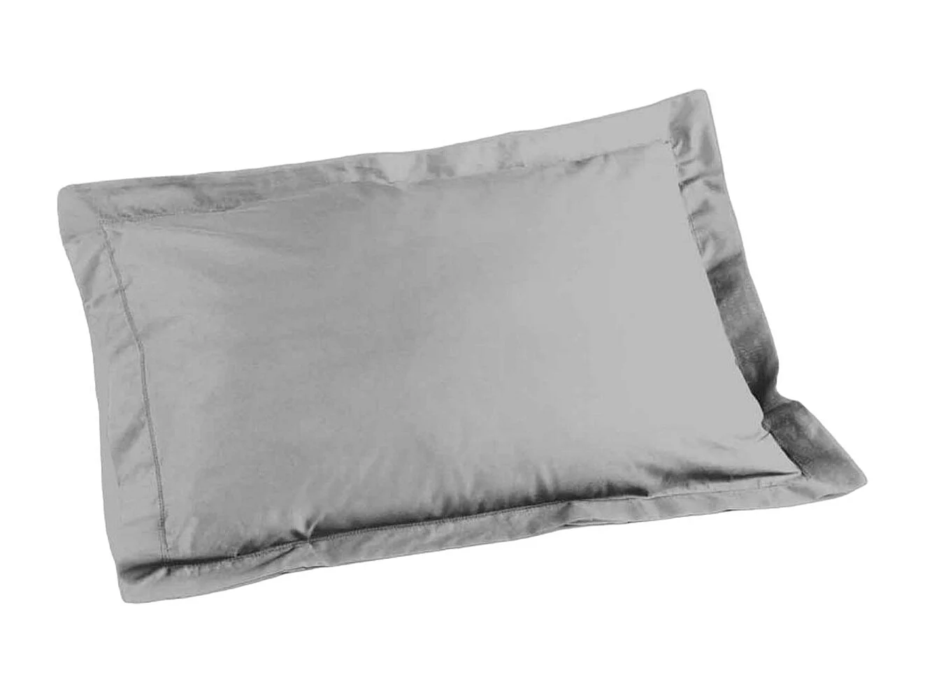 Taie d'Oreiller en Coton Bio "Biolina" 50x70cm Gris