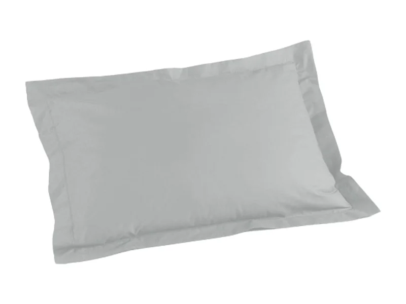 Taie d'Oreiller en Coton Bio "Biolina" 50x70cm Gris