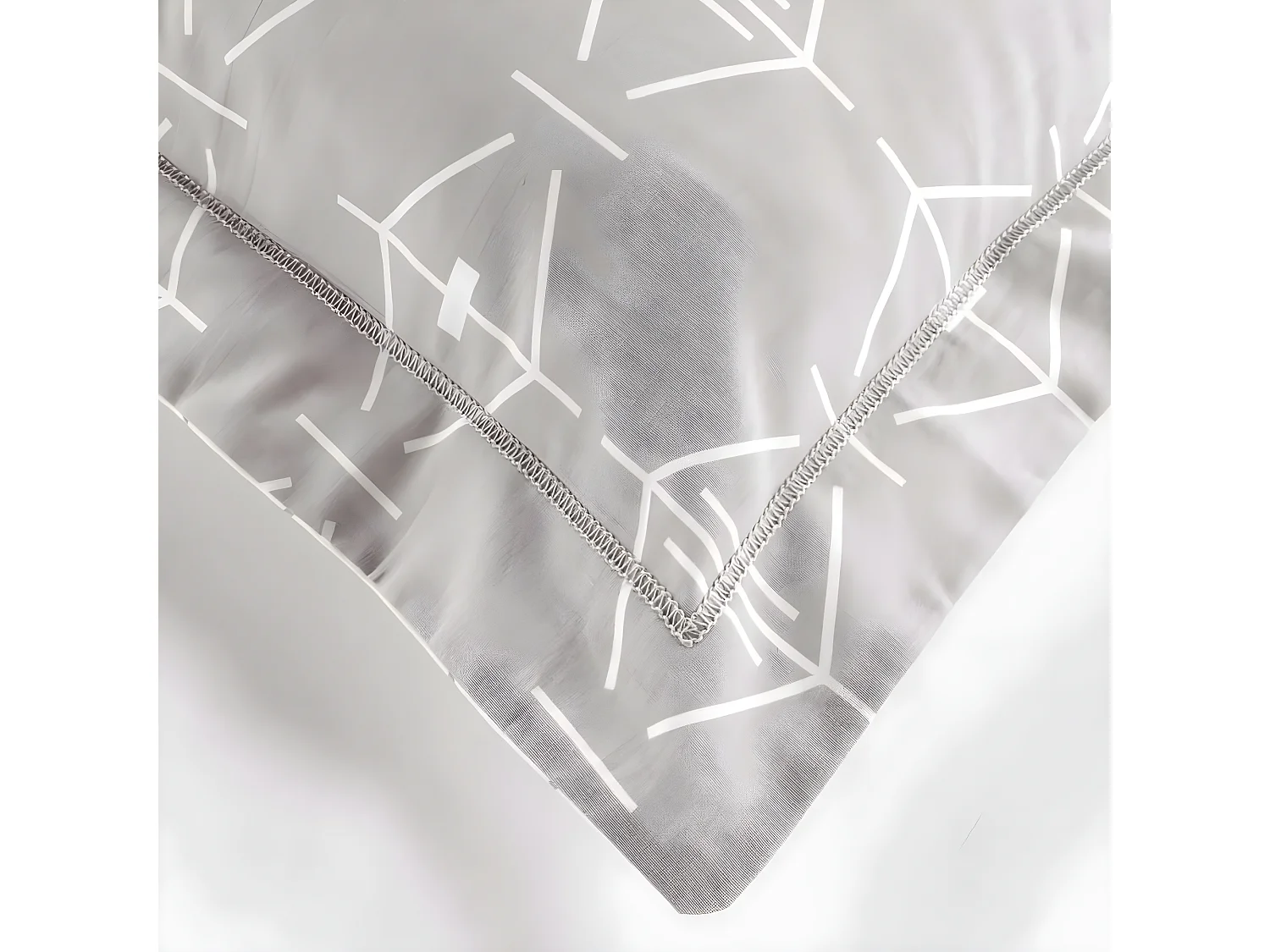 Taie d'Oreiller en Coton "Aristide" 50x70cm Naturel