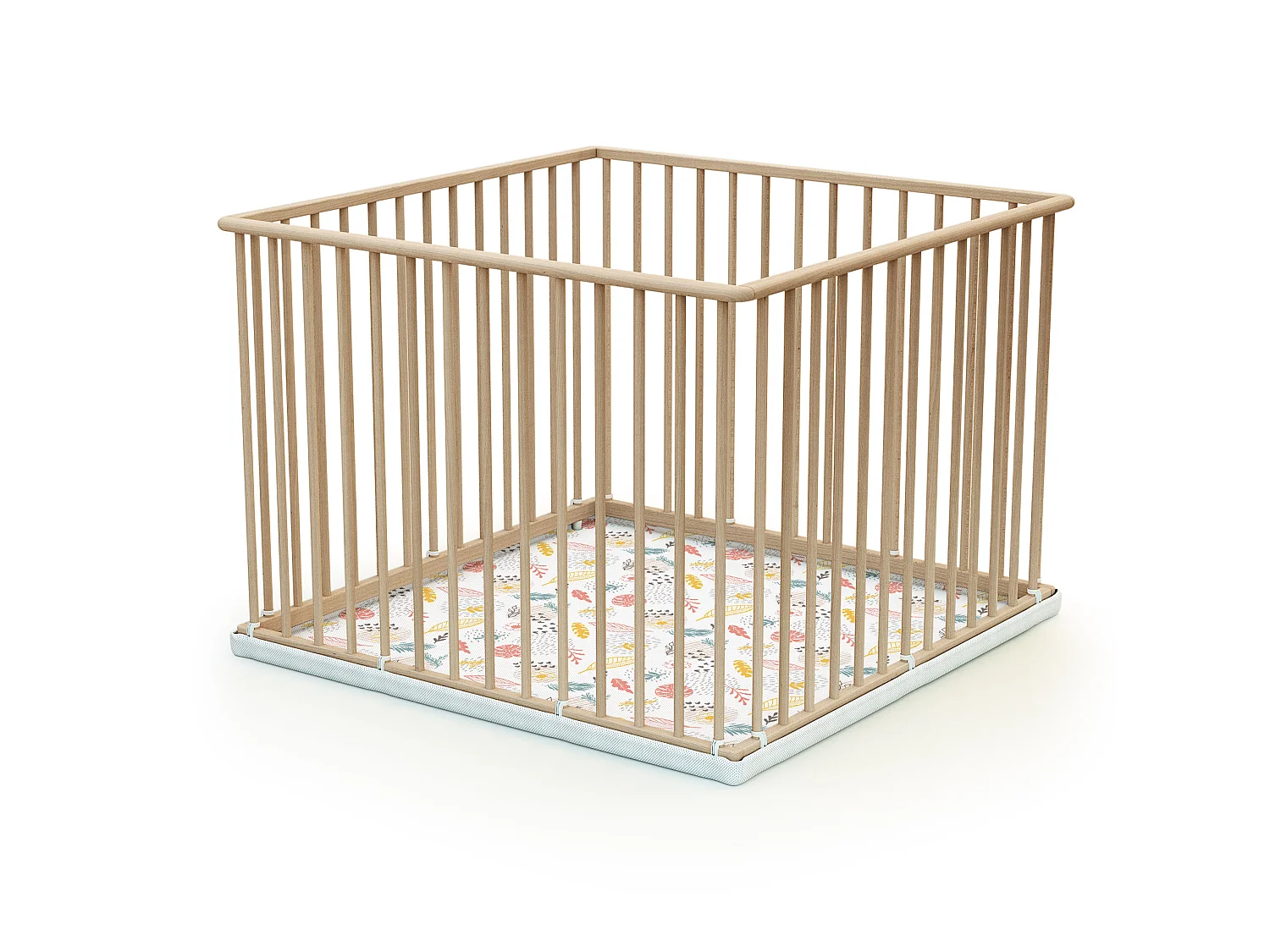 Box bambini legno - Faggio natural - 70 x 100 cm
