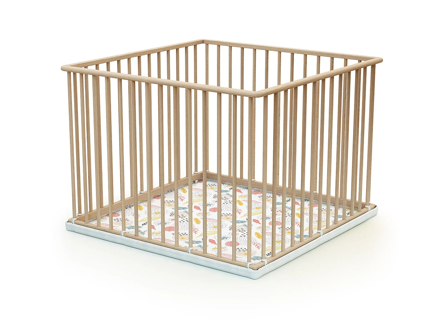 Box bambini legno - Faggio natural - 70 x 100 cm