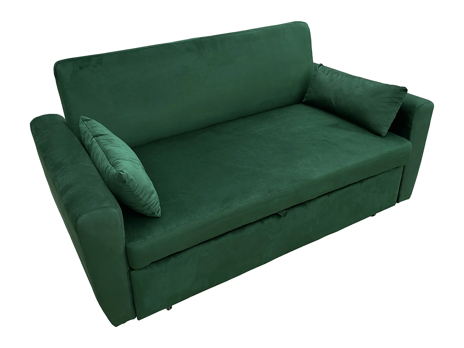 MATT 2-persoons groen fluwelen slaapbank