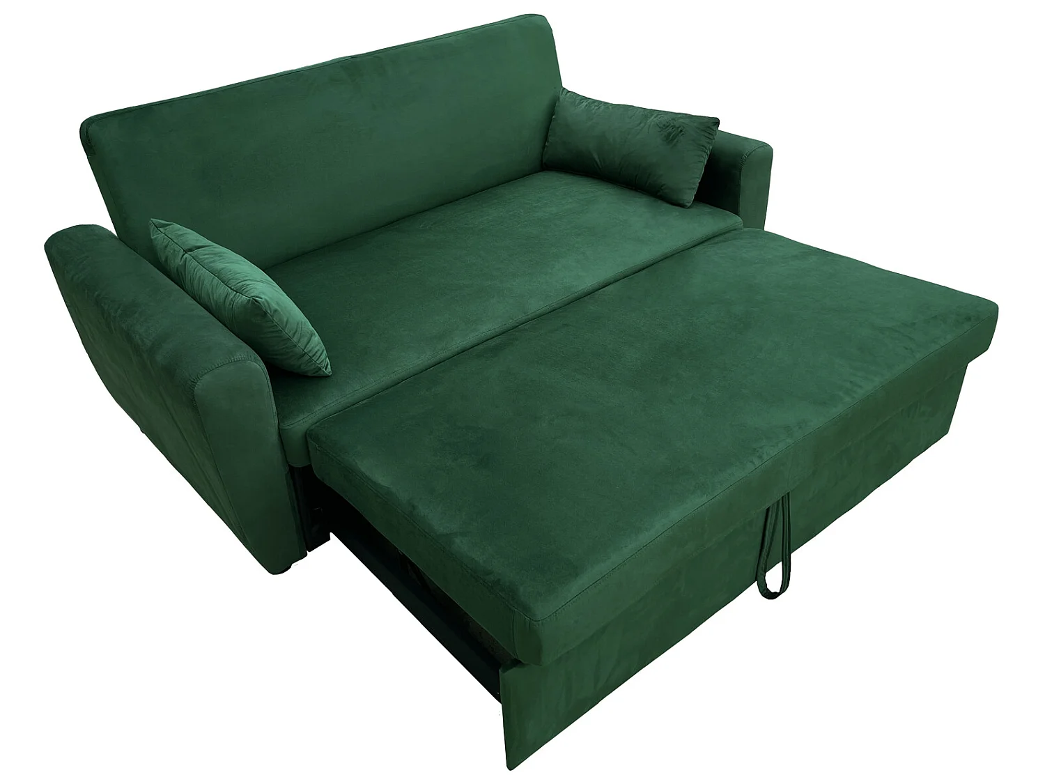MATT 2-persoons groen fluwelen slaapbank
