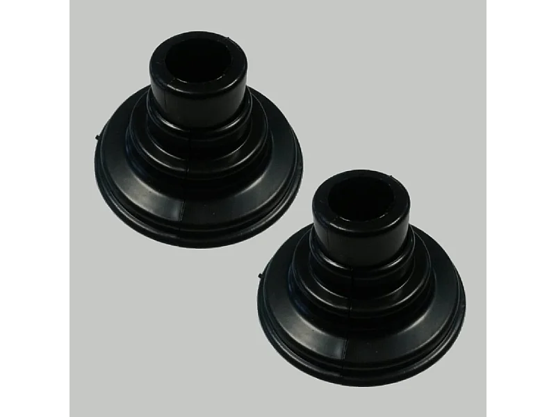 Lot de 2 caches tuyaux muraux sèche-serviettes noir mat