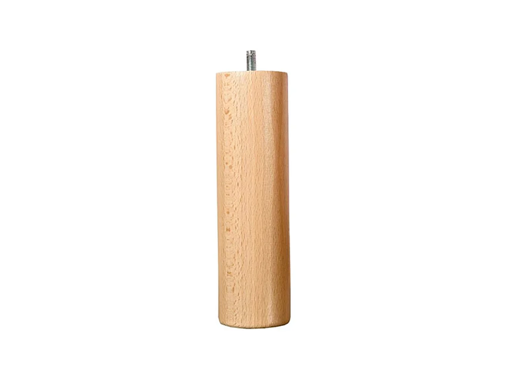 BELLECOUR LITERIE | Pied de lit cylindrique en bois Hauteur 20 cm (vendu à l'unité)