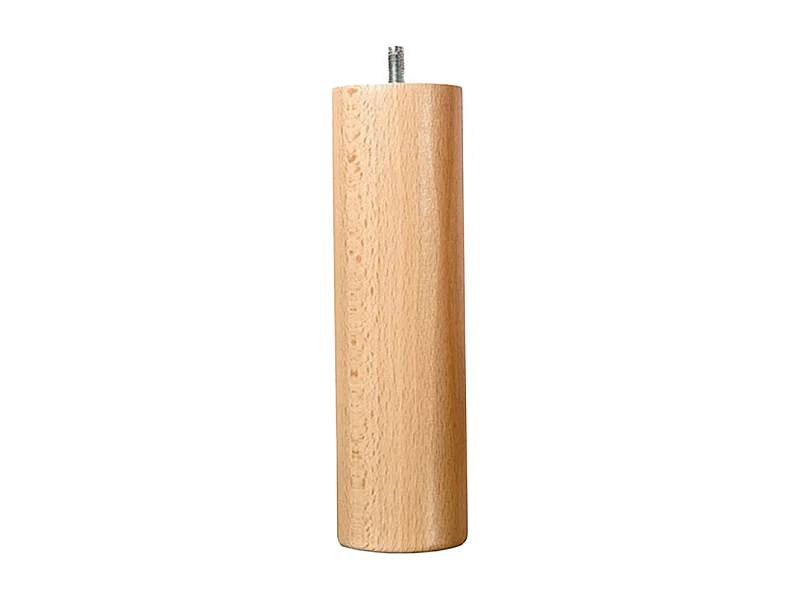 BELLECOUR LITERIE | Pied de lit cylindrique en bois Hauteur 15 cm (vendu à l'unité)
