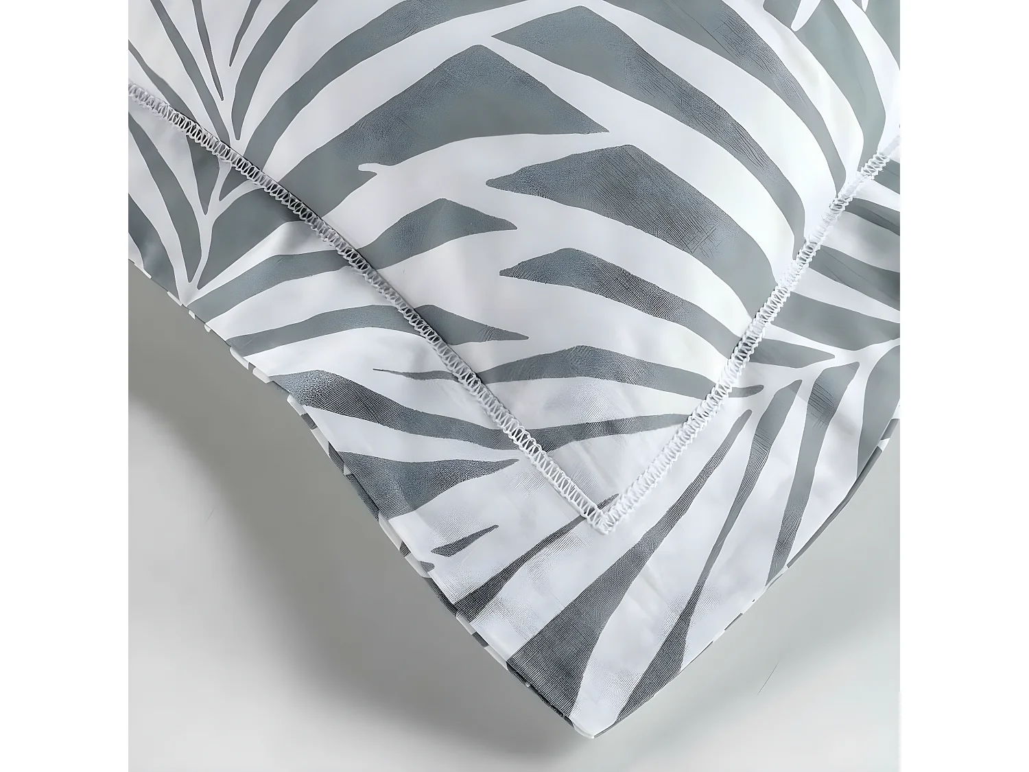 Taie d'Oreiller en Coton "Botania" 50x70cm Sauge