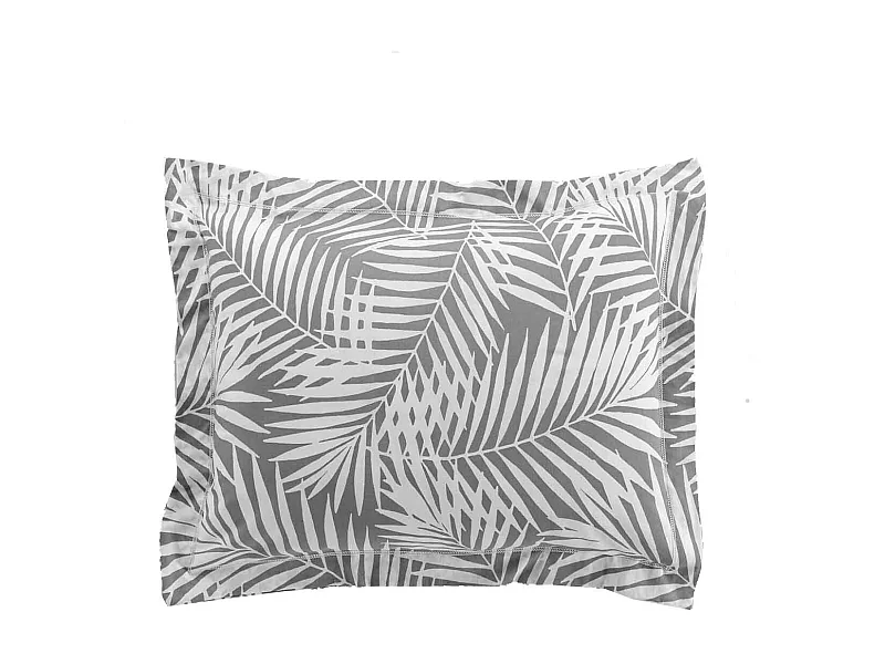 Taie d'Oreiller en Coton "Botania" 50x70cm Gri