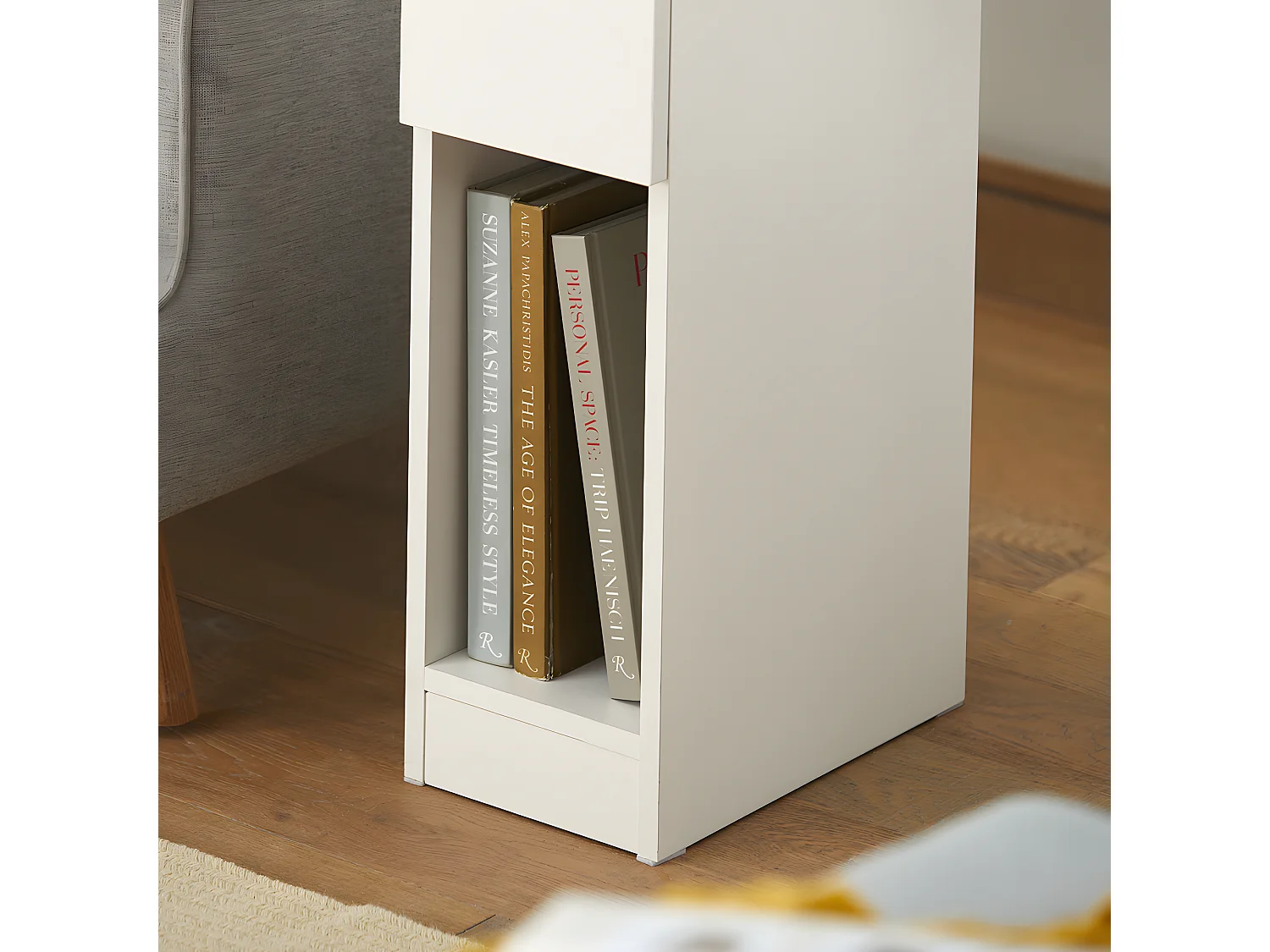 SoBuy FBT111-WNx2 set van 2 nachtkastjes met lade voor boxspringbed, salontafel, bijzettafel, telefoontafel