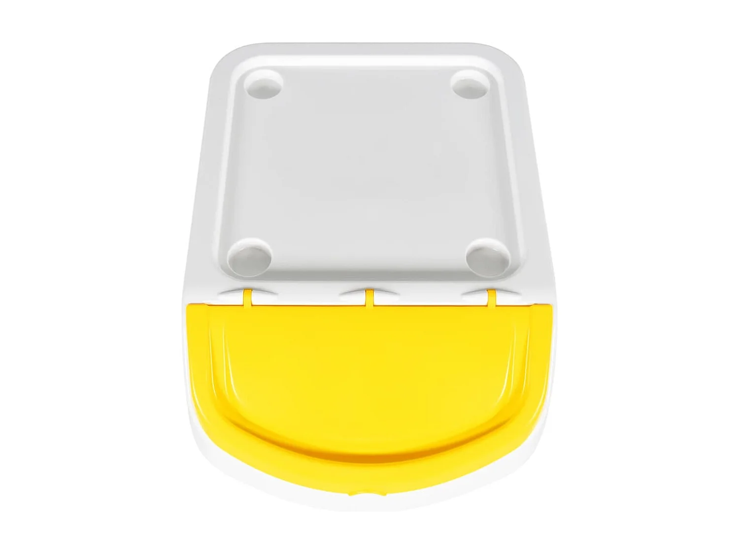 Poubelles empilables avec couvercles blanche 43.5 x 31 x 32.5 cm 02_0006114