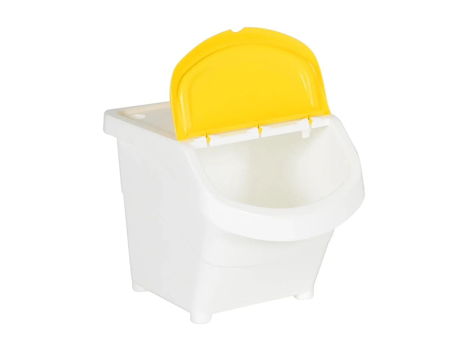 Poubelles empilables avec couvercles blanche 43.5 x 31 x 32.5 cm 02_0006114