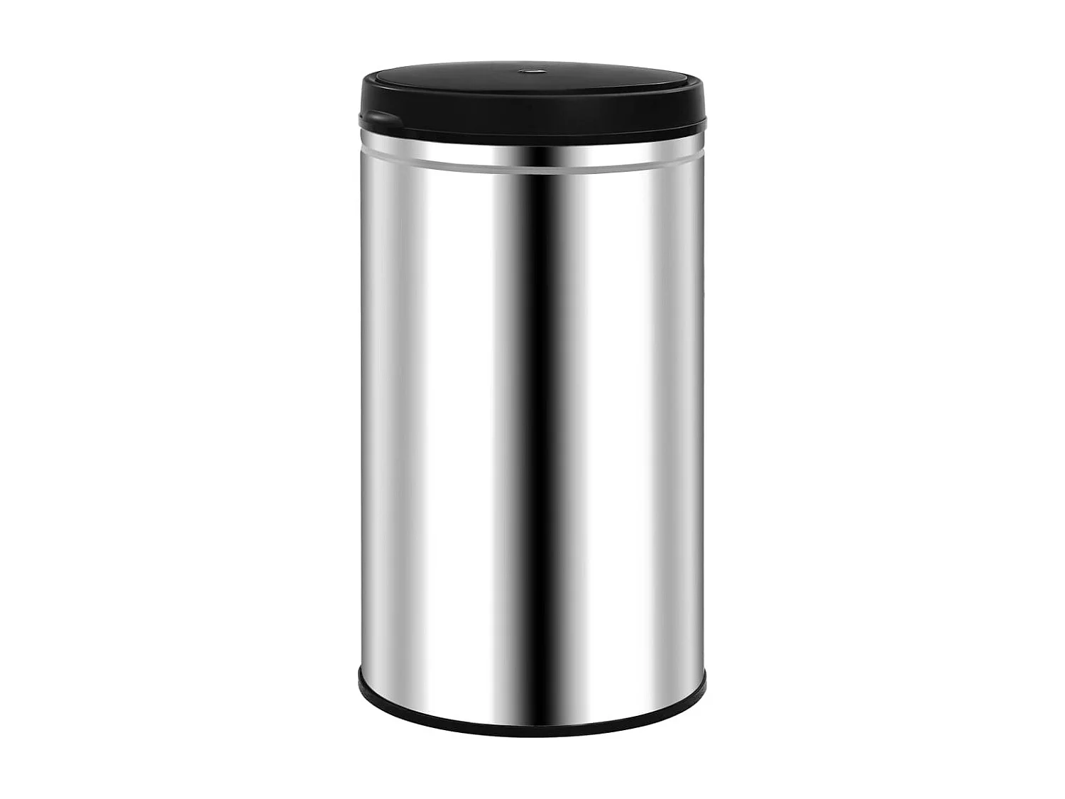 Lixeira com sensor automático 60 litros aço inox prata 02_0006113