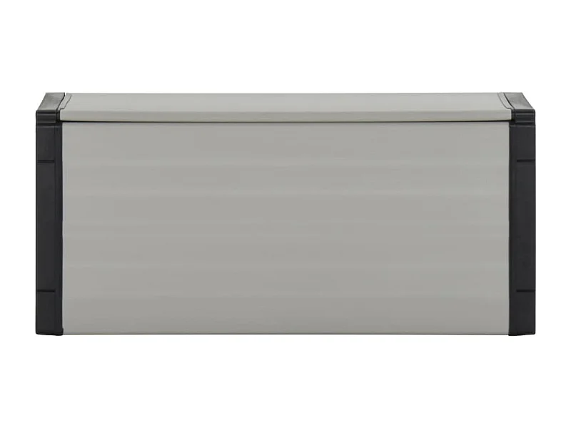 Armário para resíduos de jardim 85 x 34 x 40 cm cinza 02_0006065