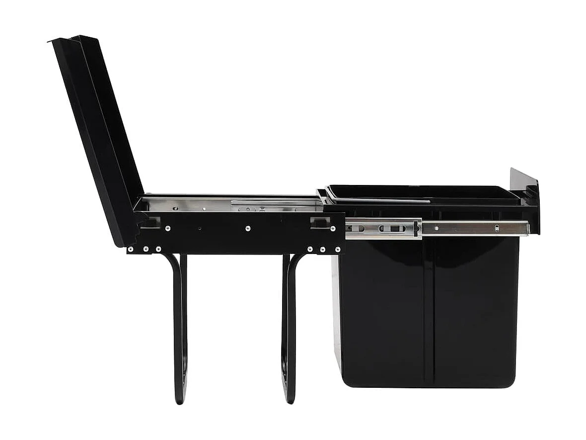 Papelera de cocina extraíble con cierre suave 20 litros 02_0006082