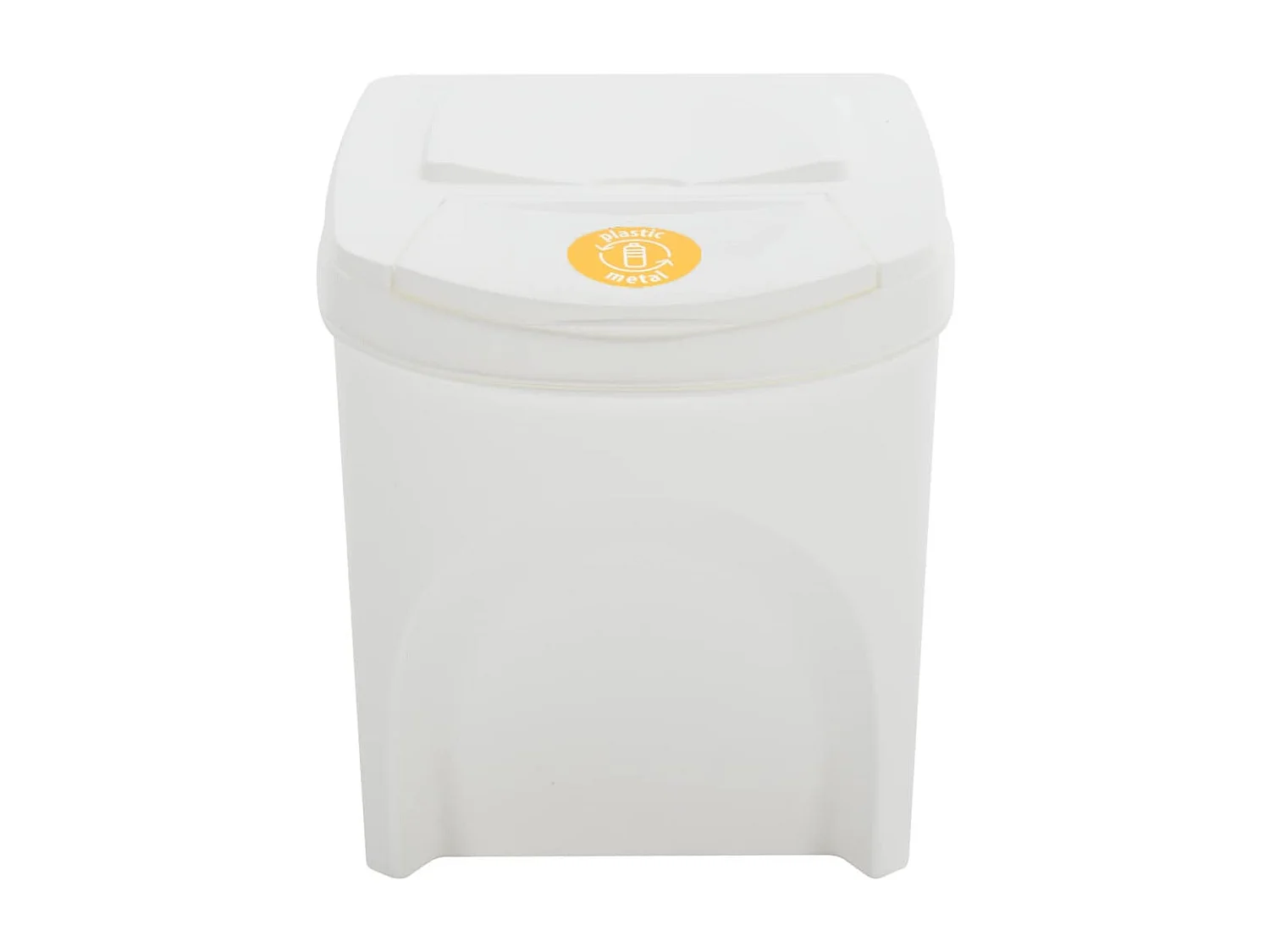 Poubelles à ordures empilables blanche 39.2 x 29.3 x 33.5 cm 02_0006074