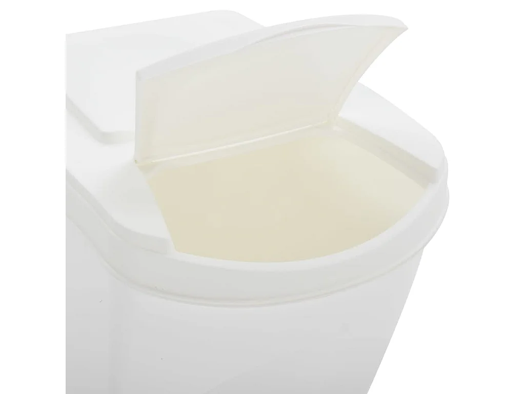 Poubelles à ordures empilables blanche 39.2 x 29.3 x 33.5 cm 02_0006074