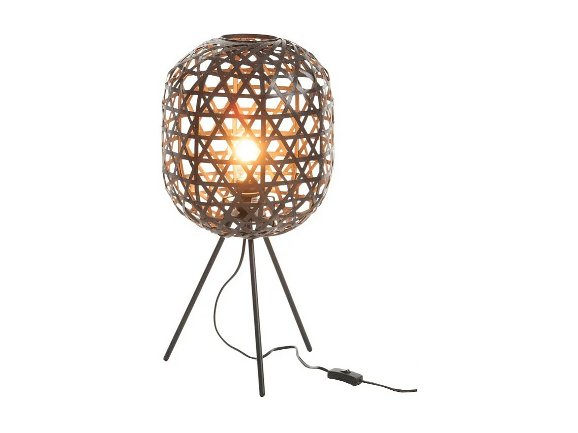 Lampe à Poser sur Trépied "Briot" 59cm Noir