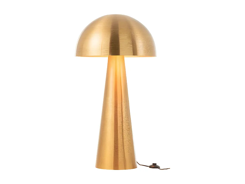 Lampadaire Design "Champignon" 95cm Or Mat