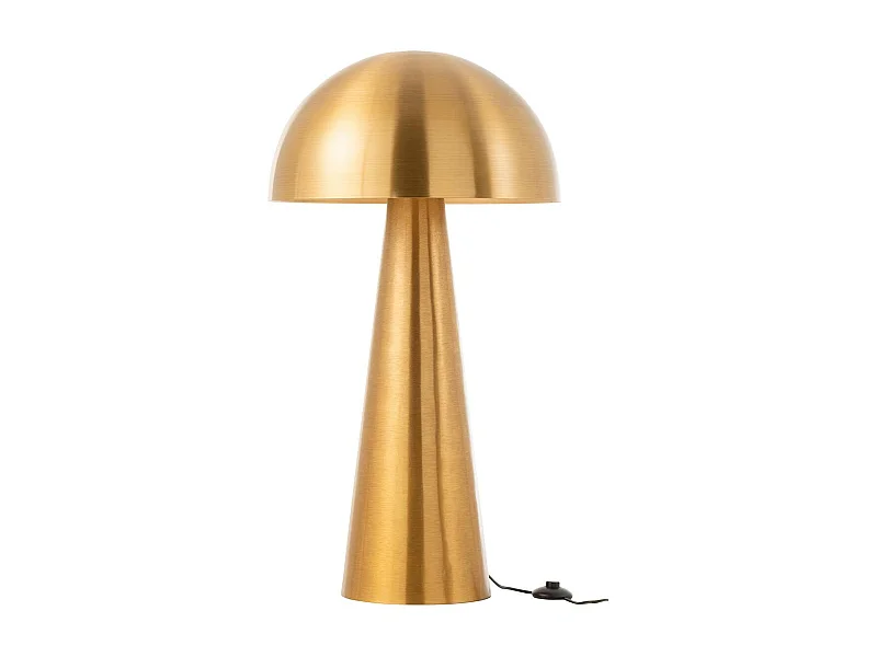 Lampadaire Design "Champignon" 95cm Or Mat
