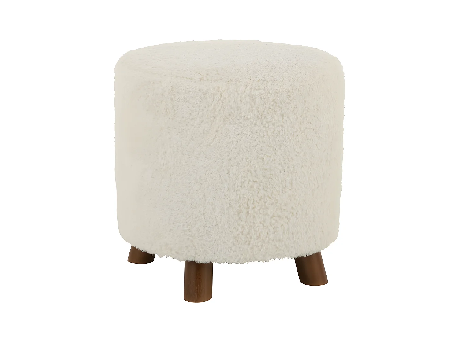 Pouf Design "Mouton" 40cm Blanc