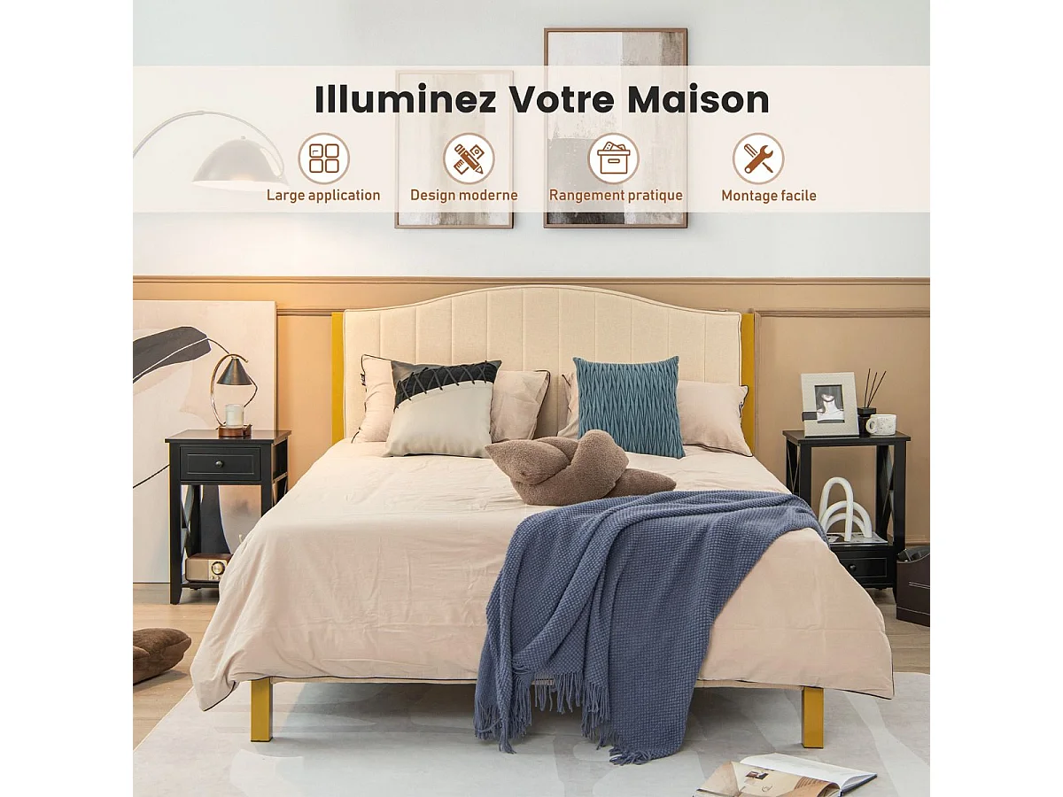 Table de Chevet avec Tiroir Inférieur et Étagère, Table de Nuit 40 x 30 x 61,5 cm, pour Salon, Chambre, Bureau, Appartement Noir