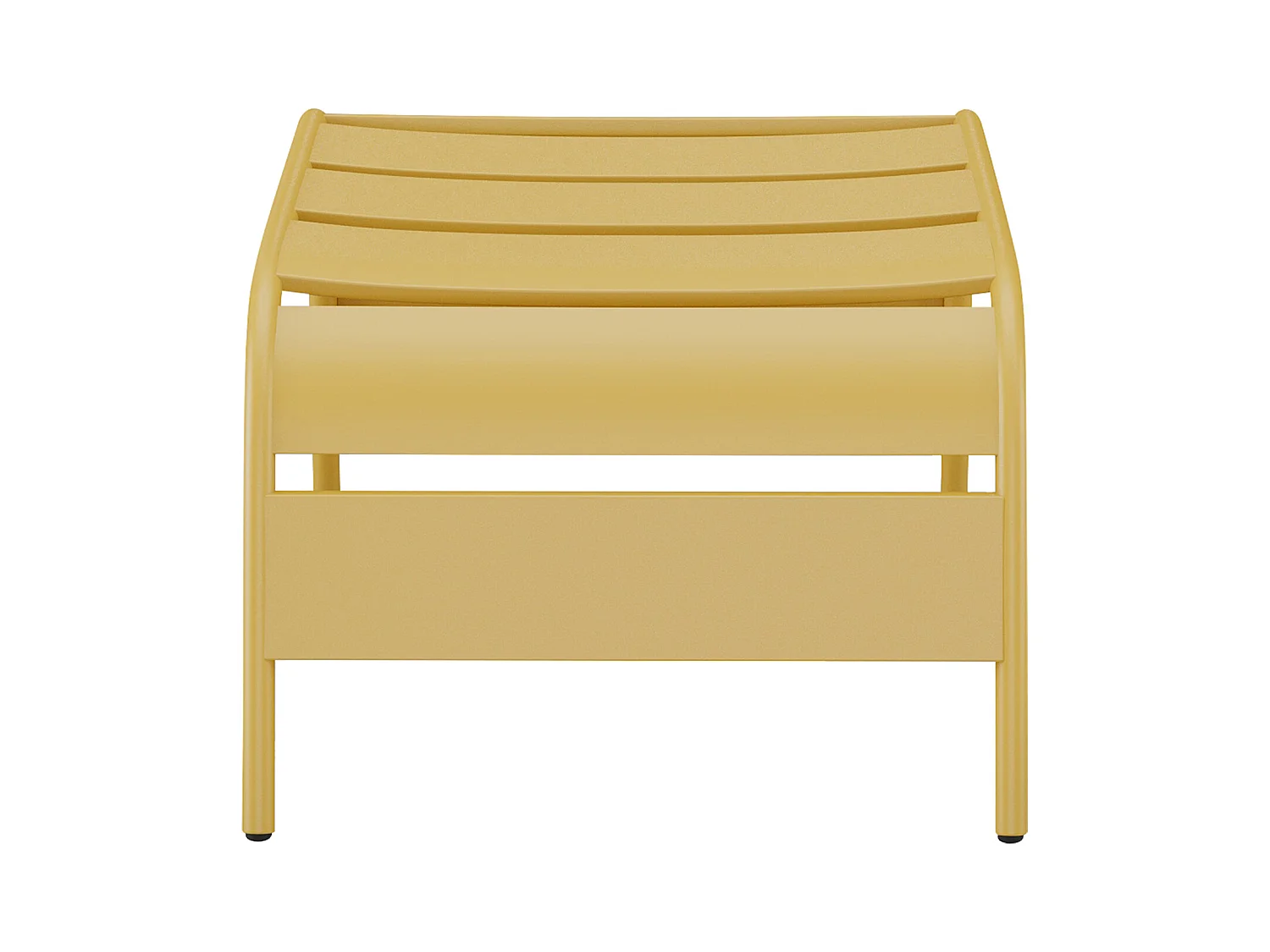 Repose pied en métal - Jaune moutarde - MIRMANDE de MYLIA