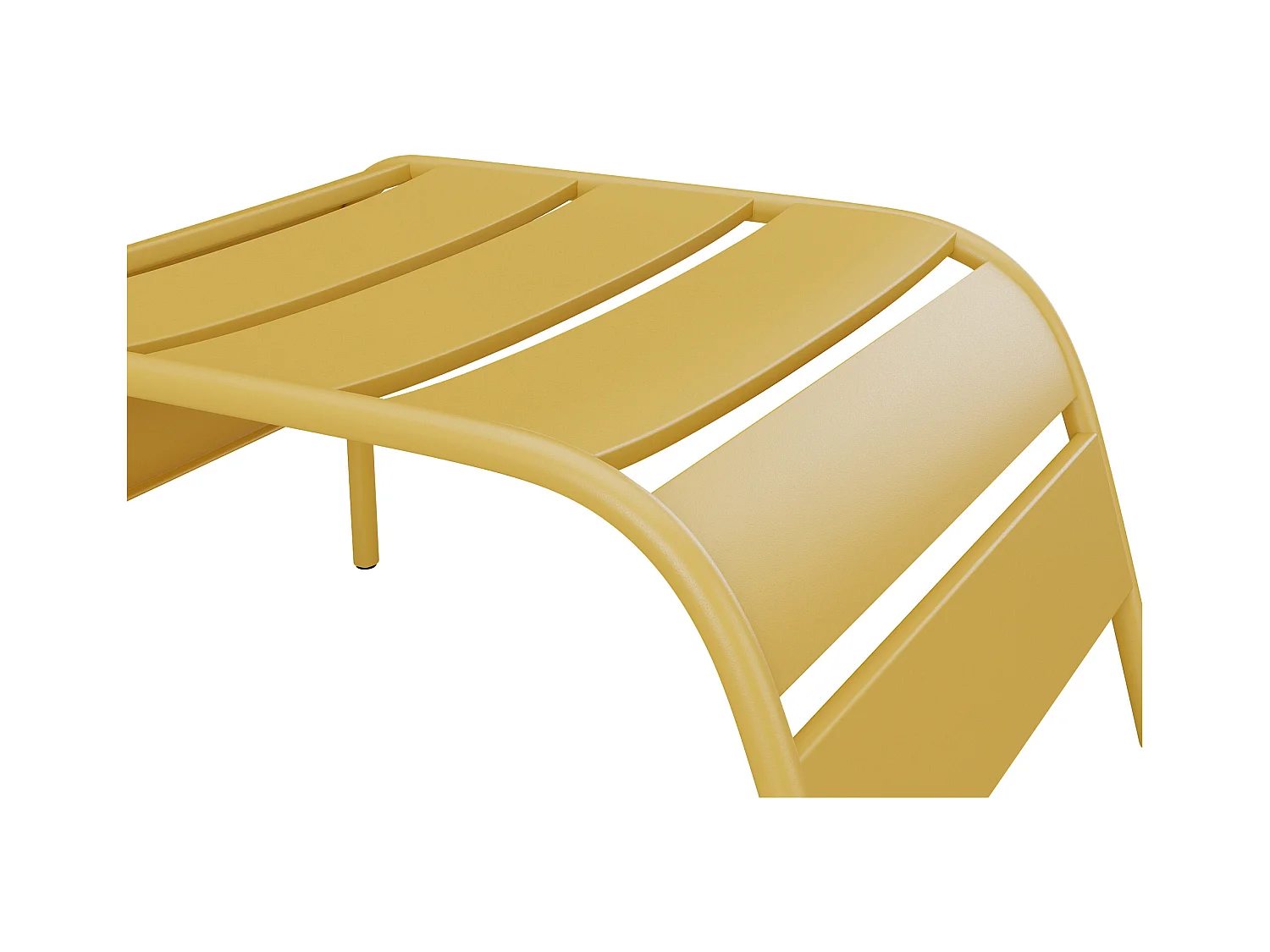 Repose pied en métal - Jaune moutarde - MIRMANDE de MYLIA