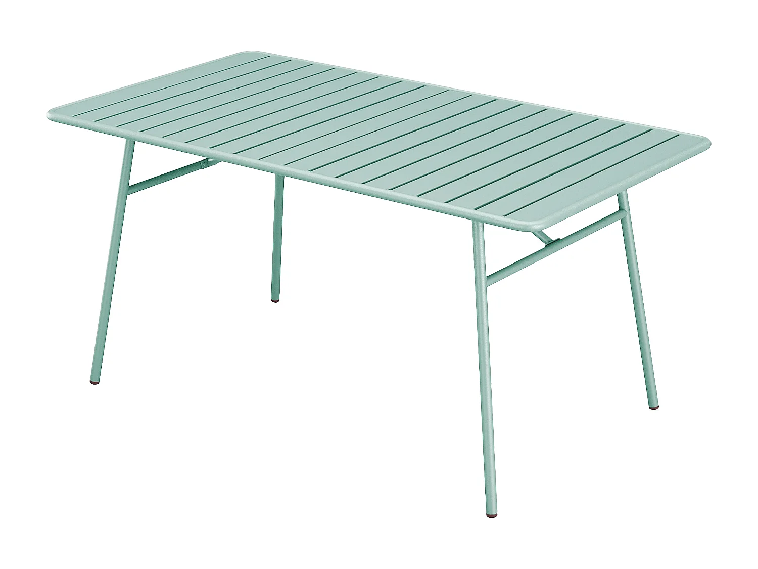 Mesa de jardim C.200 cm metal verde amêndoa - MIRMANDE de MYLIA