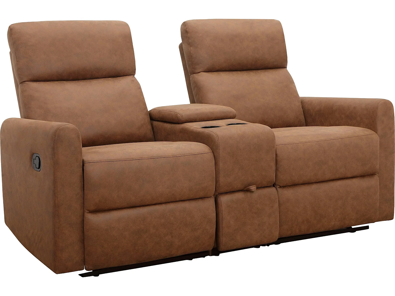 Daoulas Double Recliner Brown Cowboy