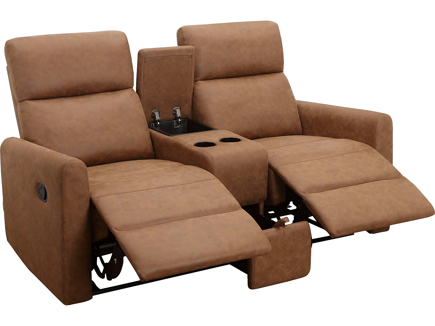 Daoulas Double Recliner Brown Cowboy
