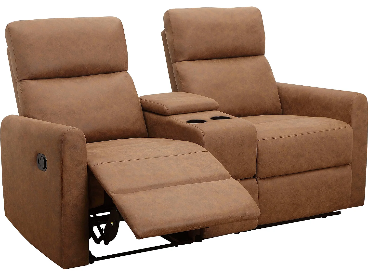 Daoulas Double Recliner Brown Cowboy