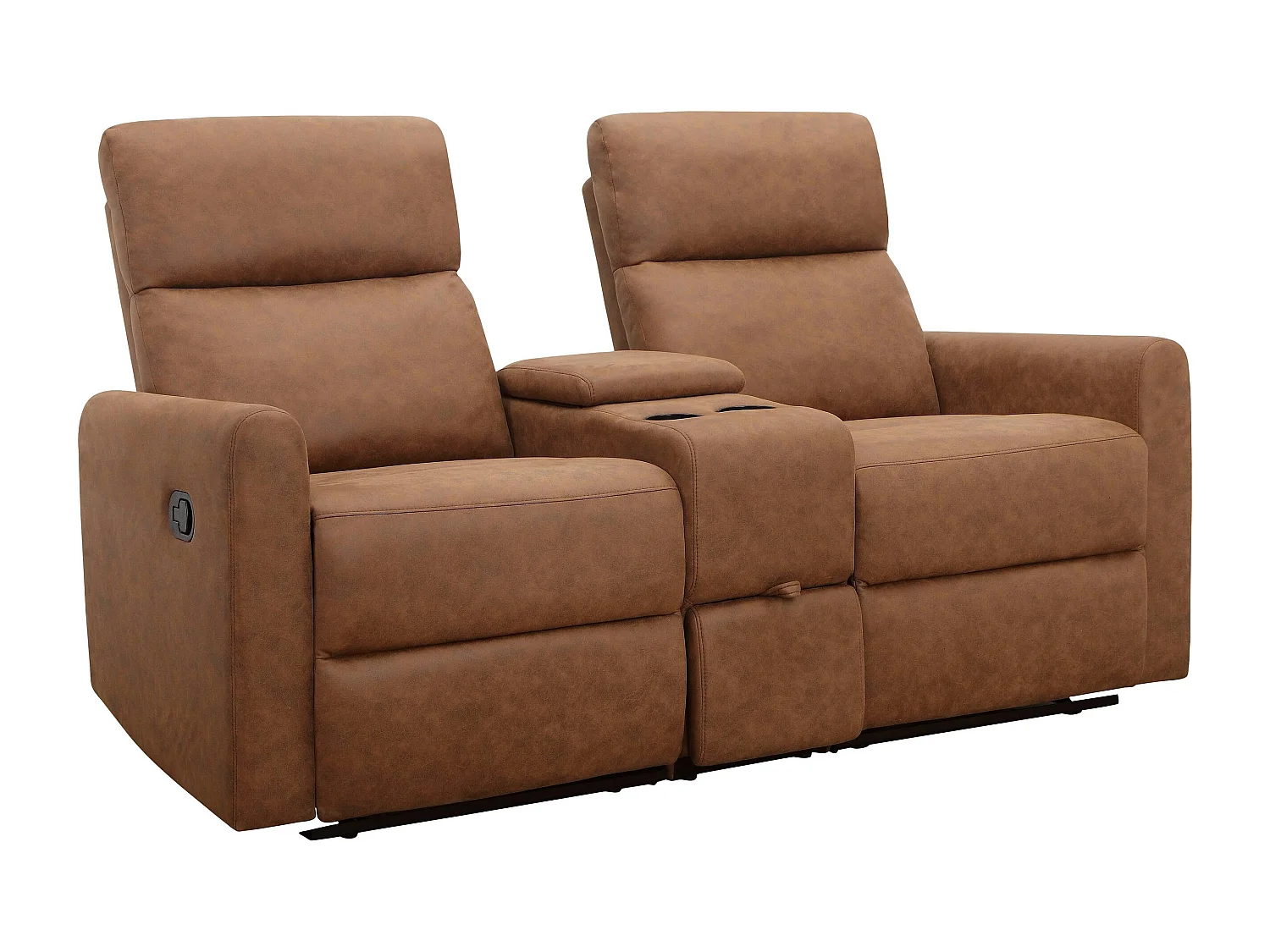 Dacoulas|Fauteuil relax double Cowboy marron