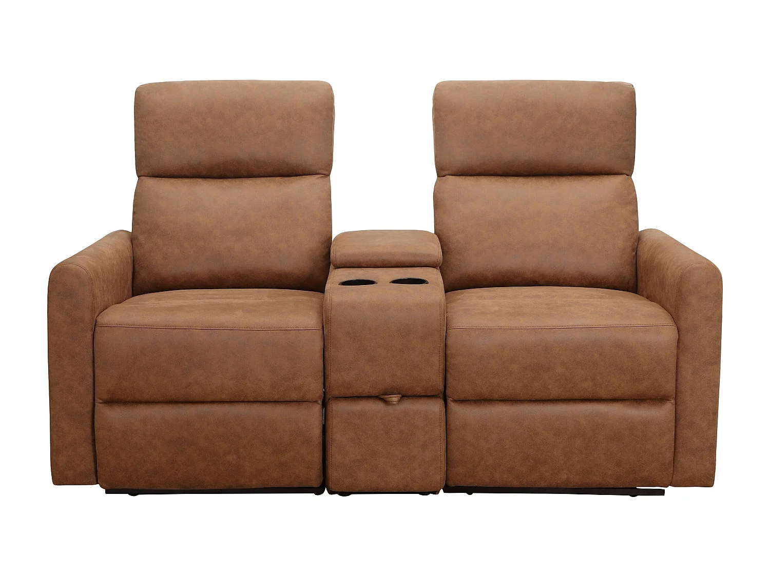 Dacoulas|Fauteuil relax double Cowboy marron
