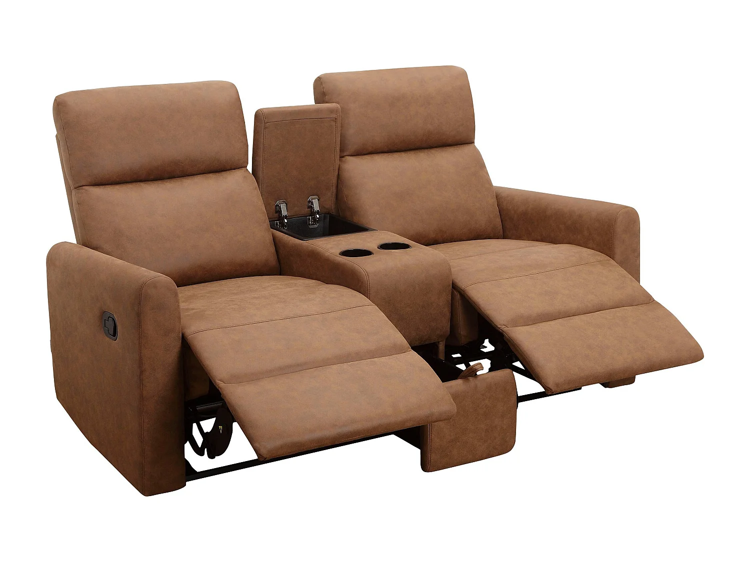 Dacoulas|Fauteuil relax double Cowboy marron
