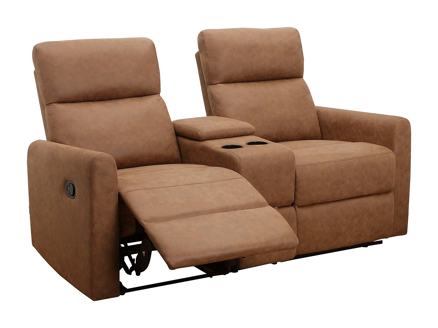 Dacoulas|Fauteuil relax double Cowboy marron