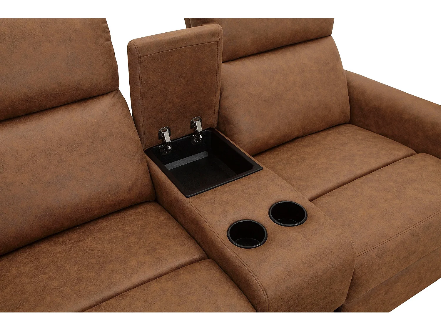 Dacoulas|Fauteuil relax double Cowboy marron