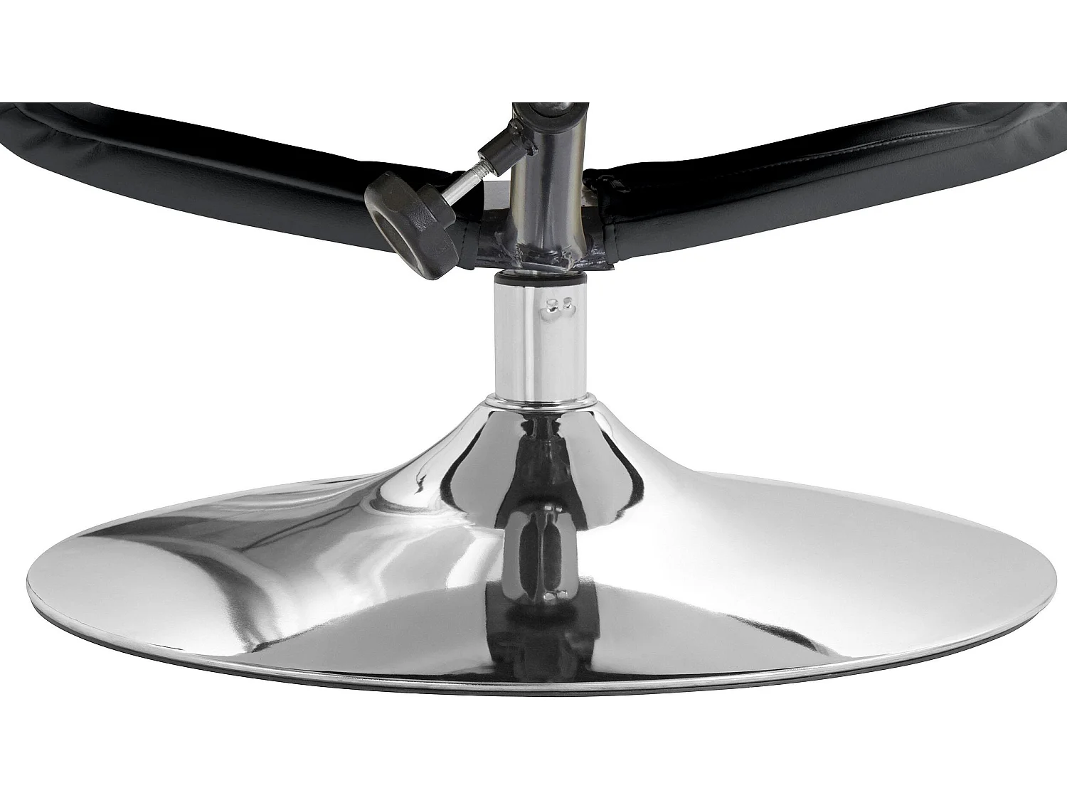 Springfield poltrona reclinabile + sgabello nero