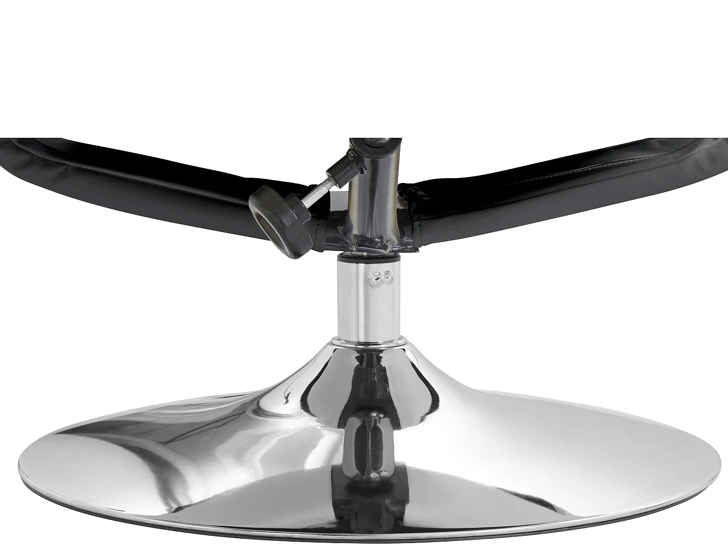 Springfield|Fauteuil de relaxation + tabouret noir