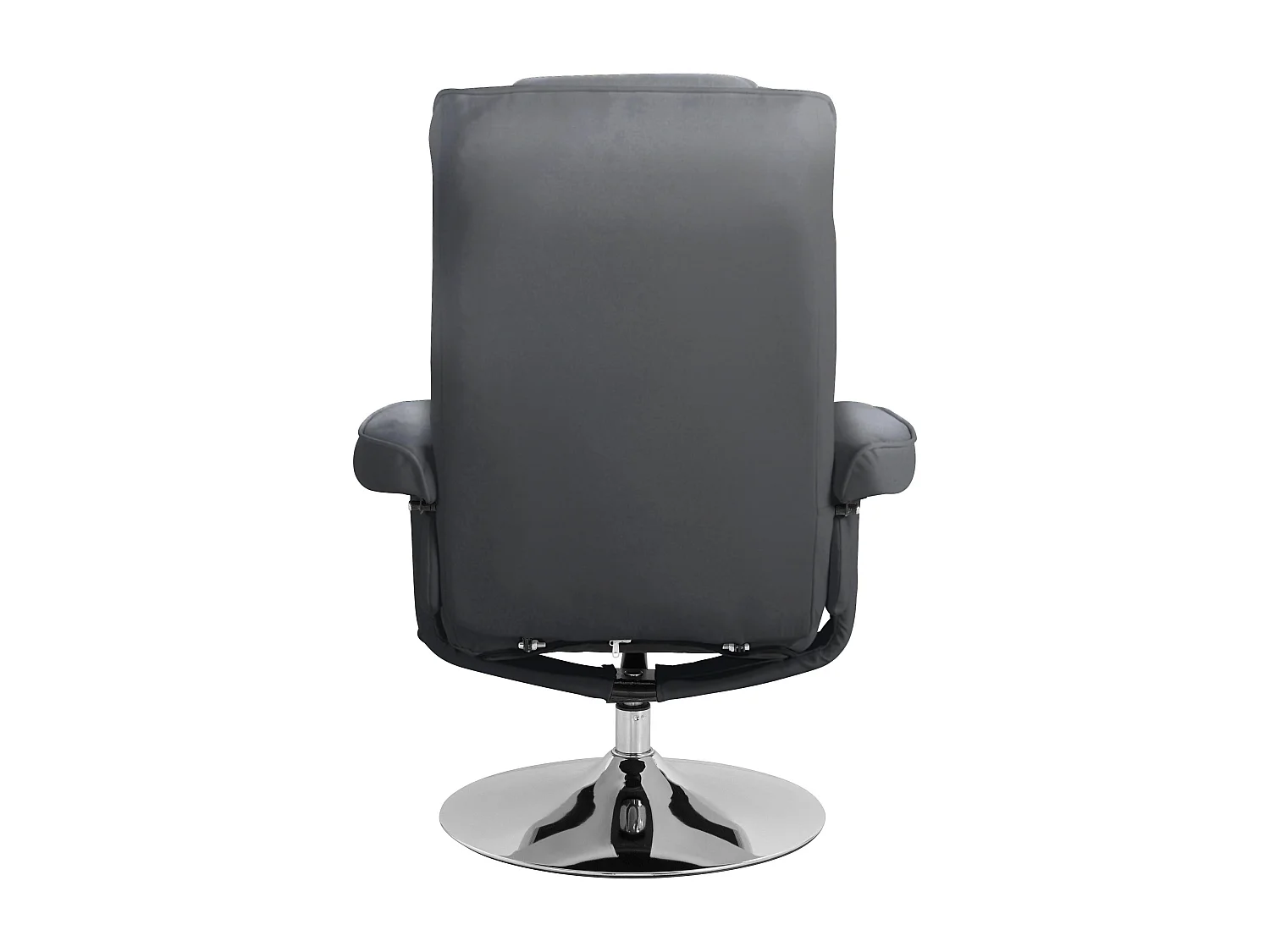 Springfield|Fauteuil de relaxation + tabouret noir
