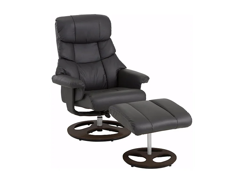 Toulon|Fauteuil de relaxation + tabouret