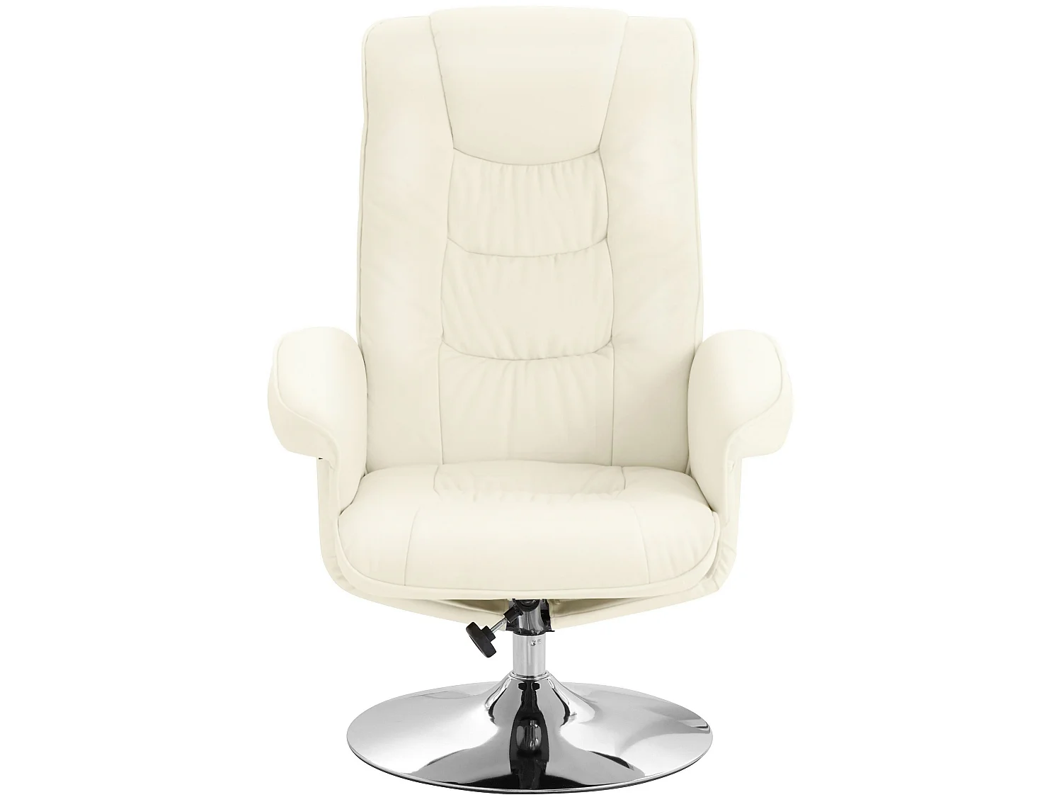 Springfield|Fauteuil de relaxation + tabouret Crème