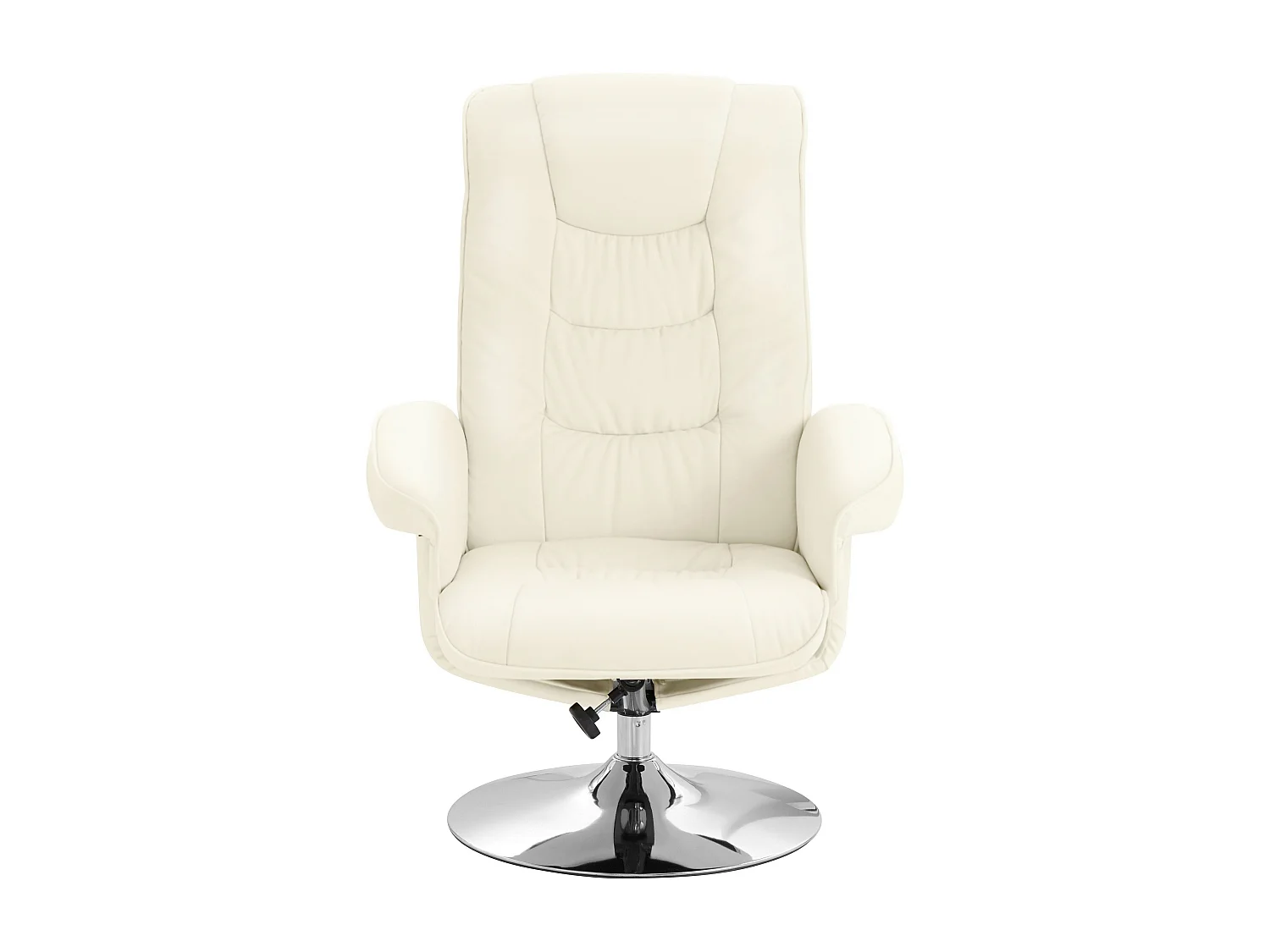 Springfield|Fauteuil de relaxation + tabouret Crème