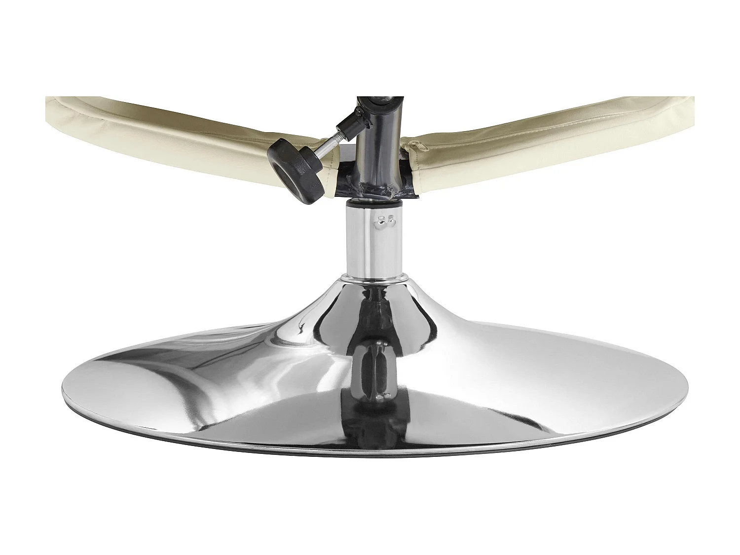 Springfield|Fauteuil de relaxation + tabouret Crème