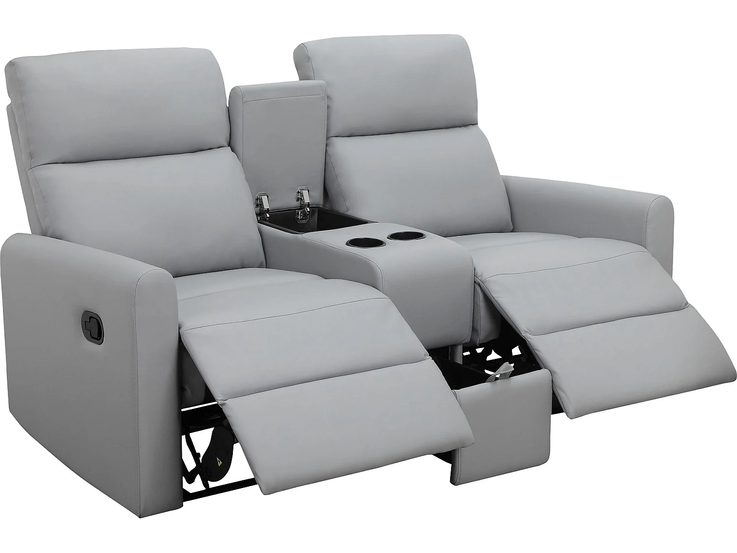 Daoulas Double Recliner Grigio Chiaro